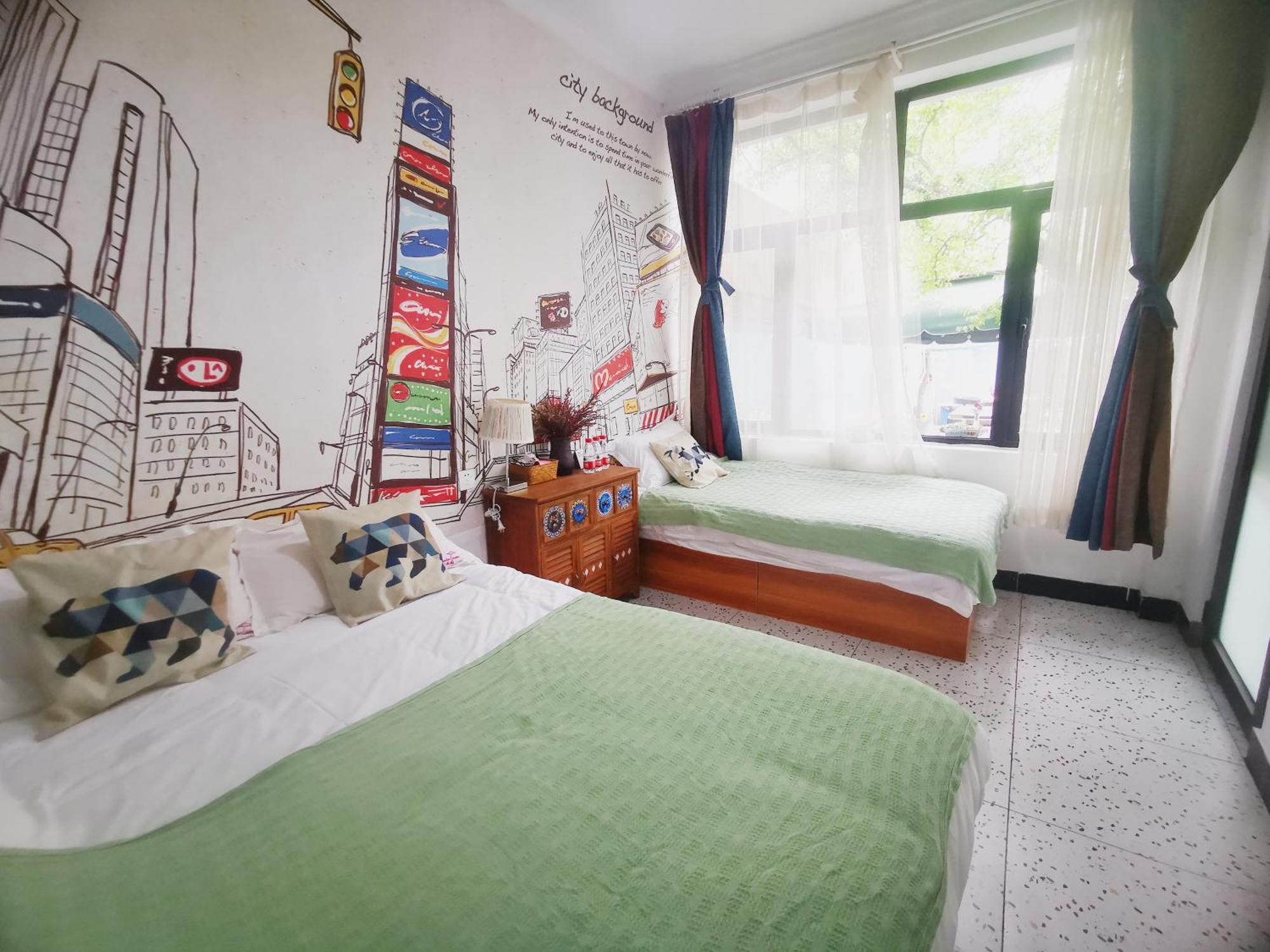Encounter Garden Great Wall Holiday Guesthouse Peking  Kamer foto